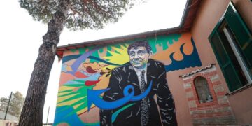 L’arte ricorda Basaglia con il murale di Diavù