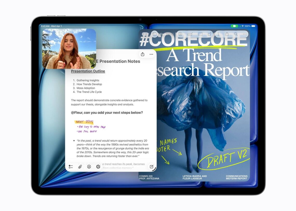 Apple annuncia il nuovo iPad Air con chip M4