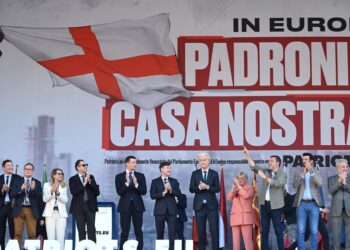 Salvini con i sovranisti in piazza: ‘Ue e Fmi coppia malefica’
