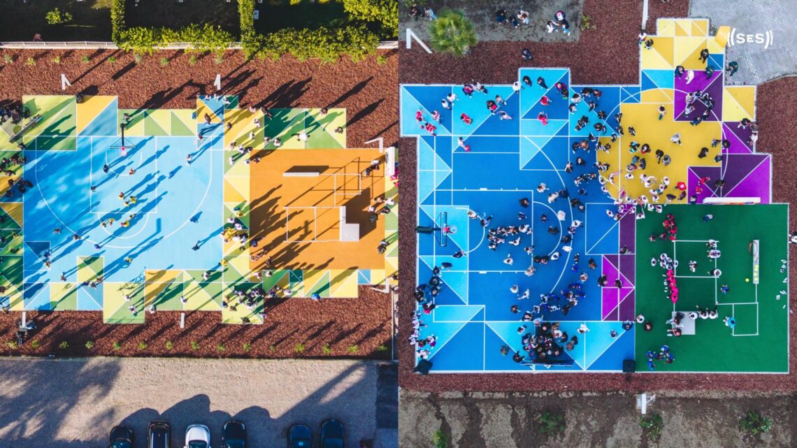 Basket e parkour illuminano i nuovi spazi  ad Aversa e Torre del Greco