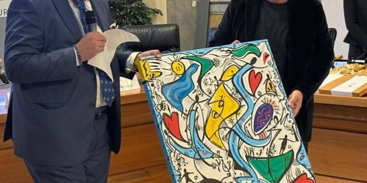 Mihajlović nel ‘cuore’ di tutti, premio alla memoria e opera d’arte di Benito Macerata